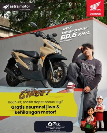 Tampil Gaya Tanpa Khawatir: Astra Motor Imam Bonjol Hadirkan Promo Asuransi Eksklusif untuk Honda BeAT Street